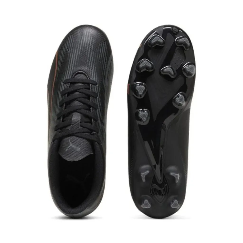 - PUMA ULTRA PLAY FG/AG Junior YOUTH Unisex Football Boots BLACK/COPPER ROSE (107775 02) - K23 - R2L17