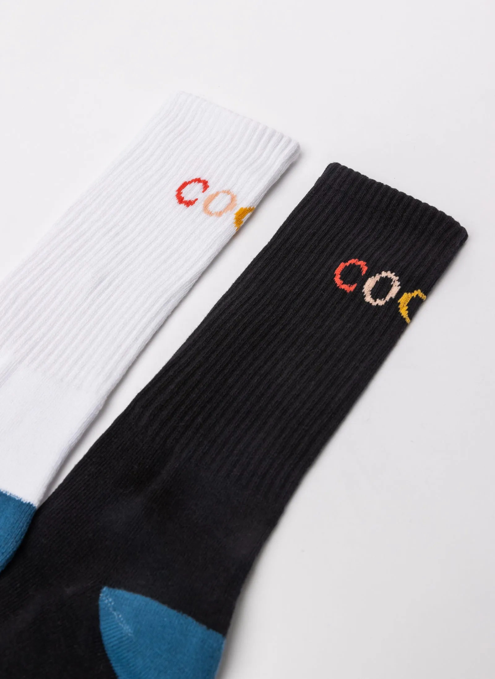 2-Pack Socks White/Black