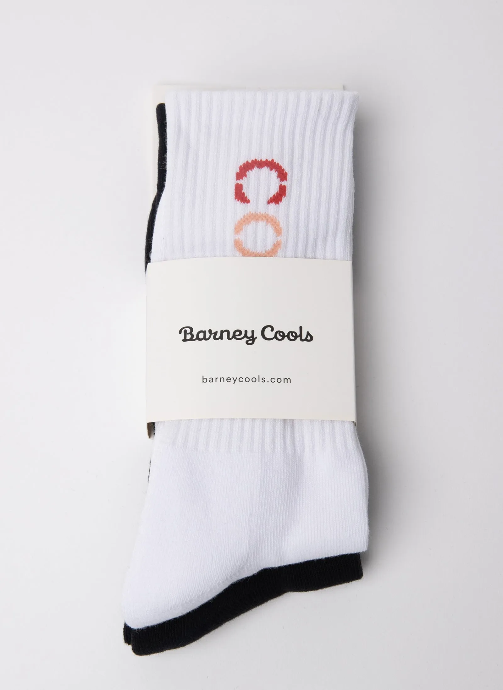 2-Pack Socks White/Black
