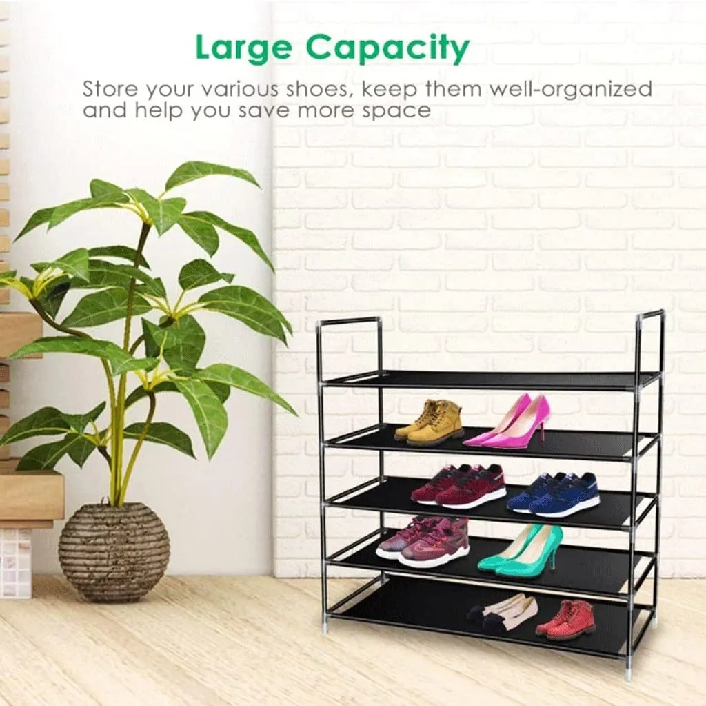 5 Tier Extra Wide Shoe Rack