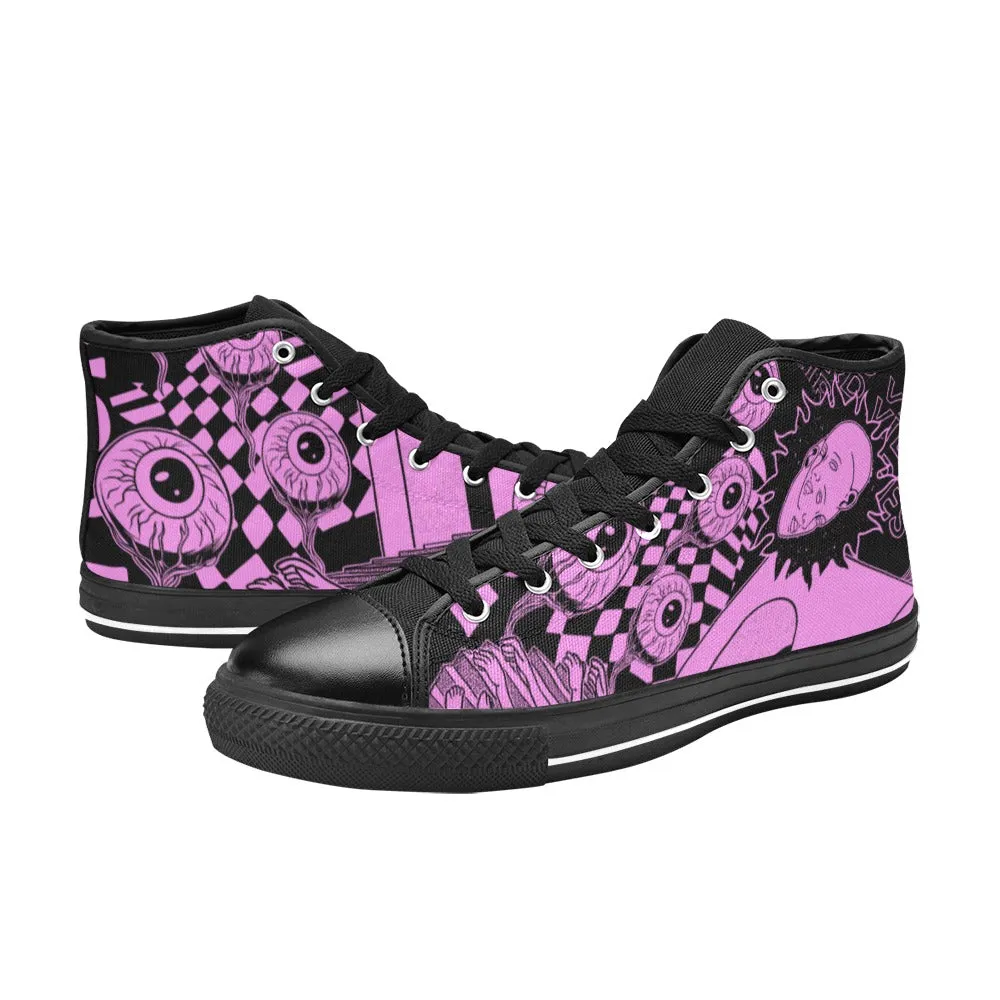 Abstract Art Women's High Top Shoes