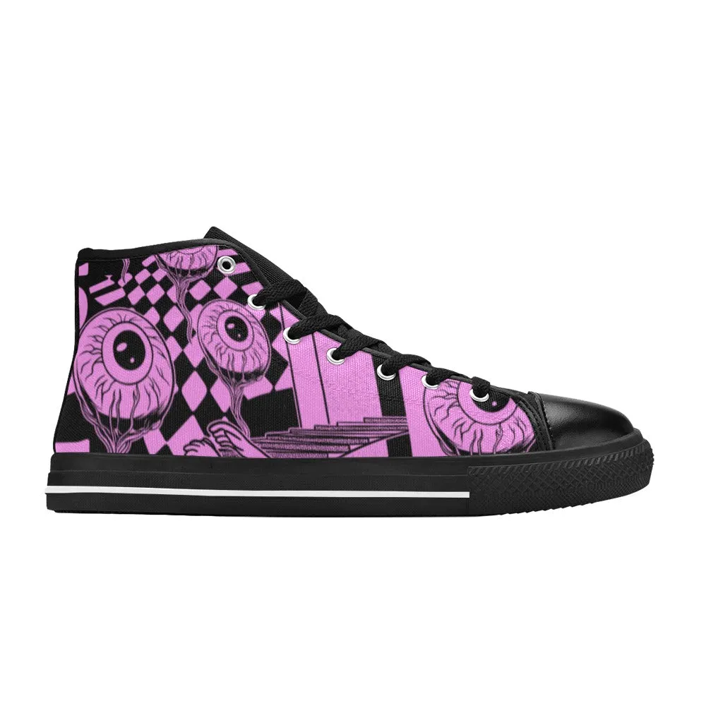 Abstract Art Women's High Top Shoes