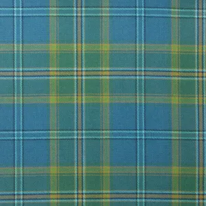 All Ireland Blue Irish Autumn Weight Tartan Fabric