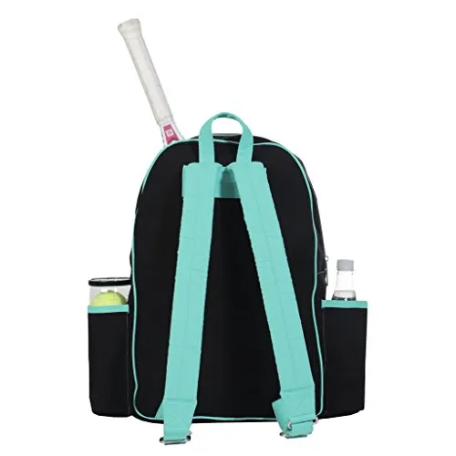 Ame & Lulu Brooks Tennis Backpack for Women, Black Shutters