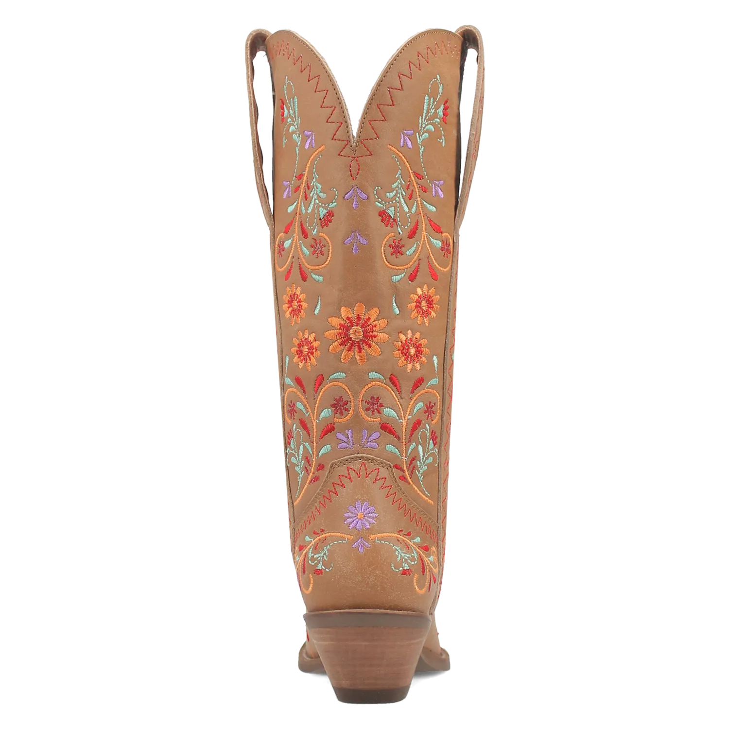 Beetle Juice Camel Leather & Embordered Boots (DS)