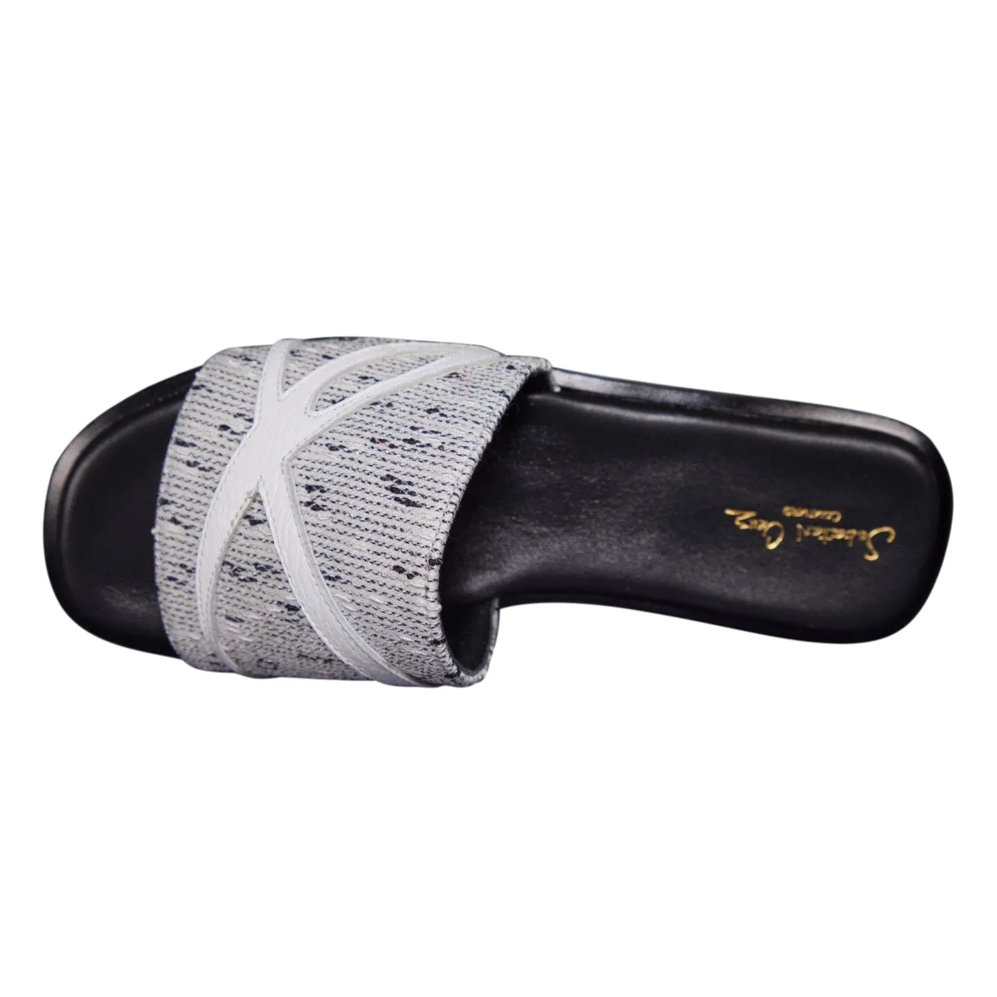 Bianco Tweed Logo Slide