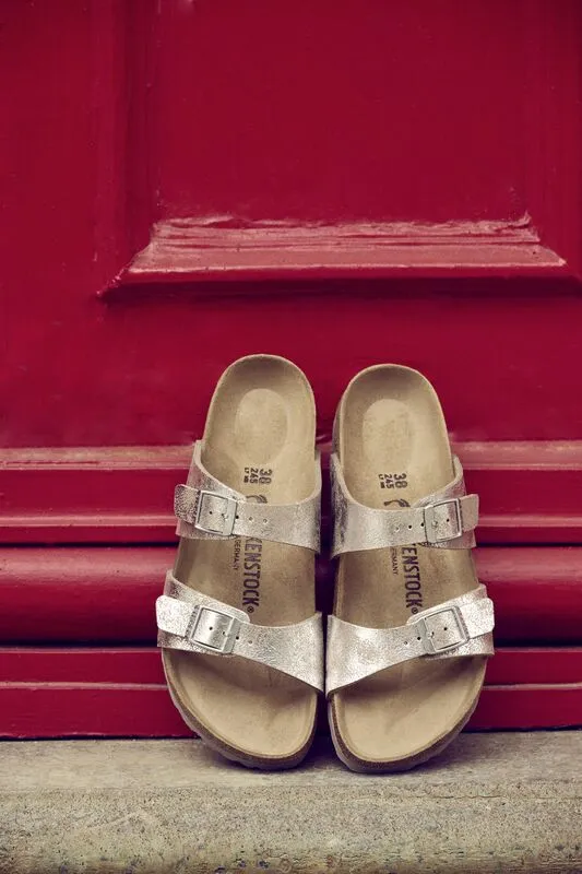 Birkenstock Sydney Synthetics Washed Silver