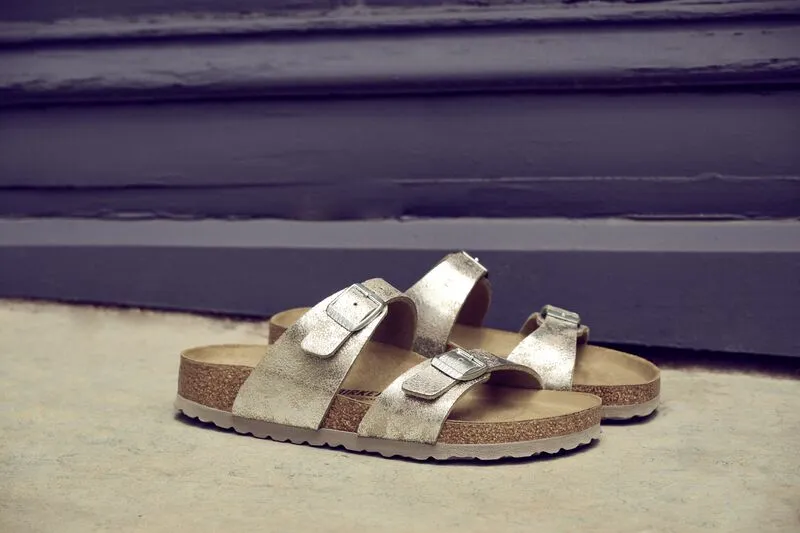 Birkenstock Sydney Synthetics Washed Silver