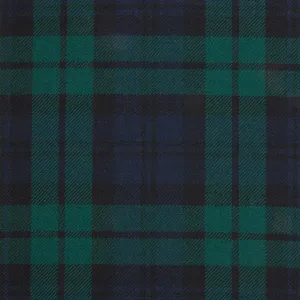 Black Watch Modern Autumn Weight Tartan Fabric