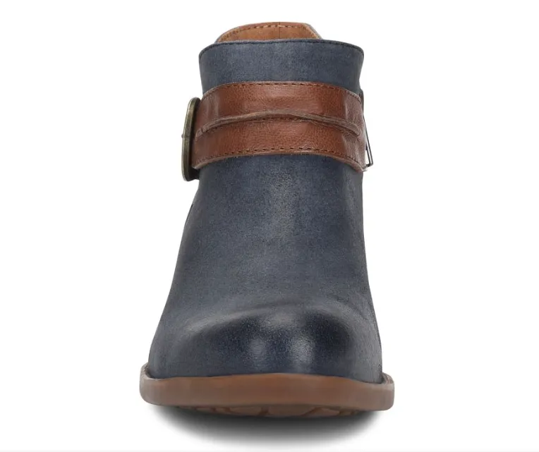 Born Women's Kati Dark Blue Combo Ankle Shoe BR0040474-BLU
