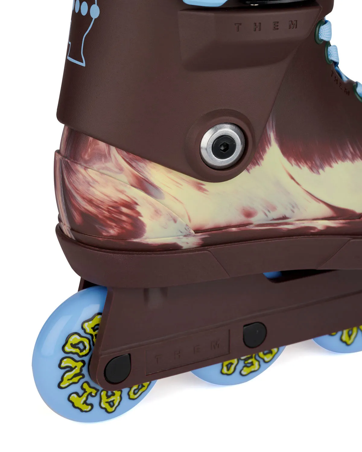 Brain Dead x Them Skates 80MM Skate - Brown