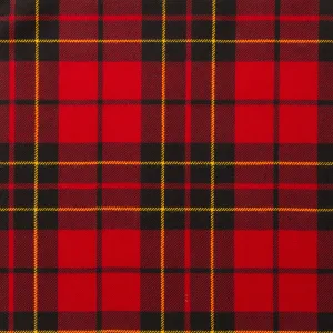 Brodie Red Modern Autumn Weight Tartan Fabric