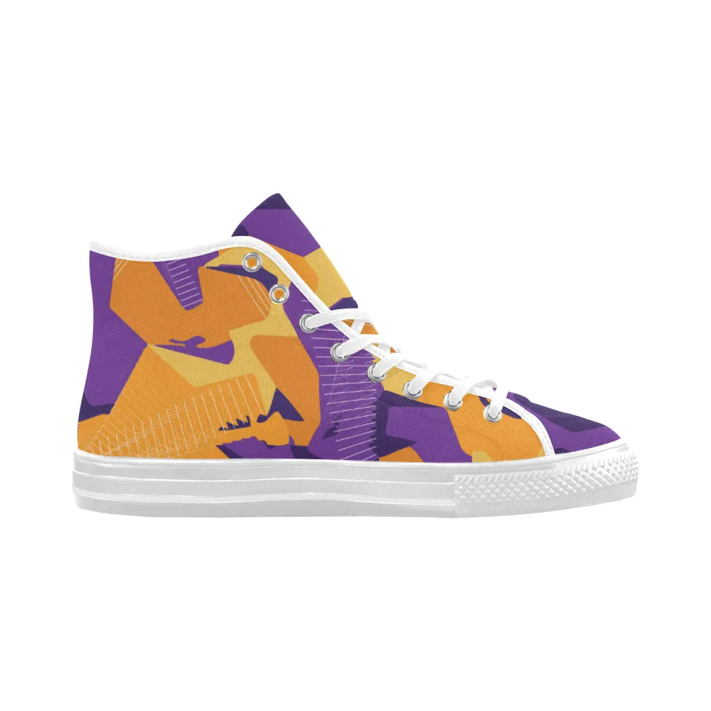 Buy Men Big Size Camouflage Print Canvas High Top Shoes at TFS