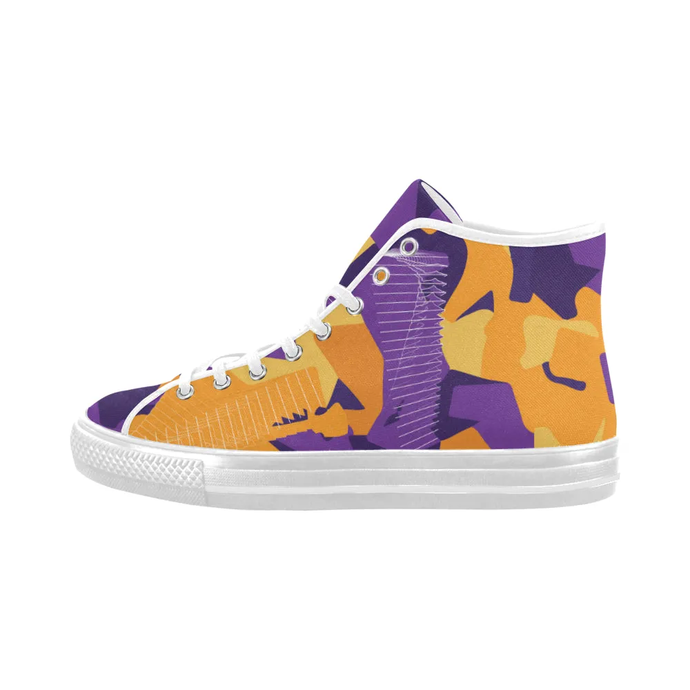 Buy Men Big Size Camouflage Print Canvas High Top Shoes at TFS