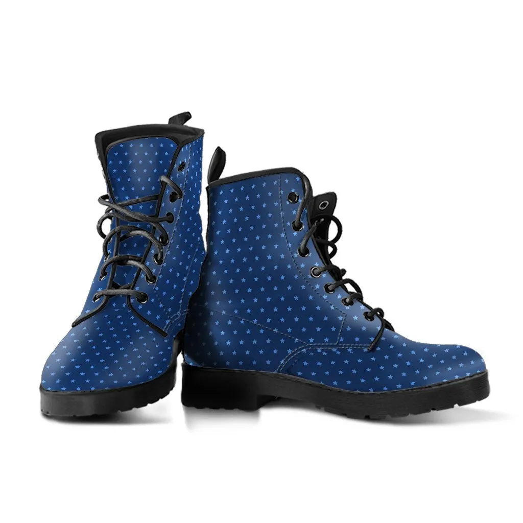 Combat Boots - Starry-eyed Heart |  Boho Shoes, Handmade Lace Up Boots, Vegan Leather Lace Up Boots Women, Custom Shoes, Custom Boots