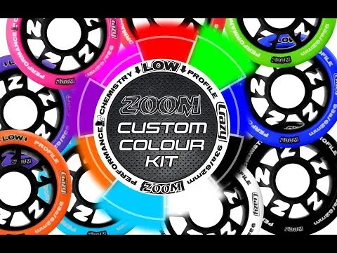 Crazy Skate Zoom Custom Colour Kit Roller Skate Wheels - 8 Pack
