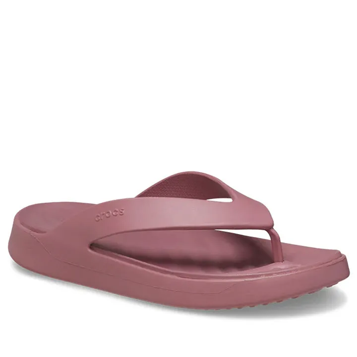CROCS GETAWAY FLIP PINK FLATS