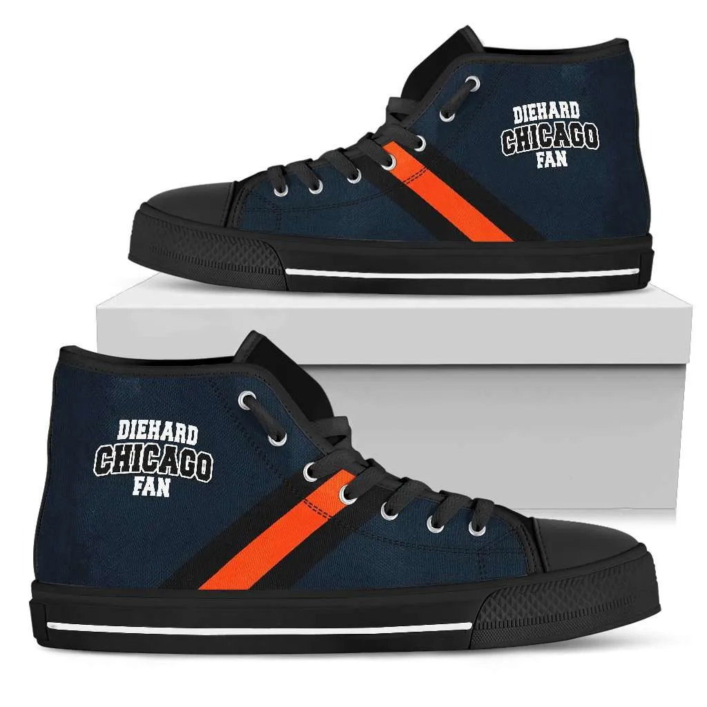 Diehard Chicago Fan Canvas High Top Shoes