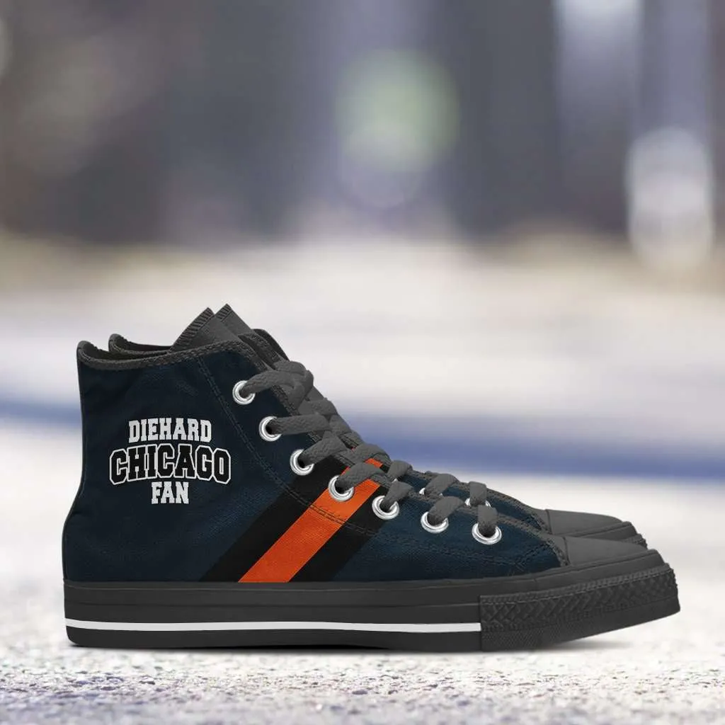 Diehard Chicago Fan Canvas High Top Shoes