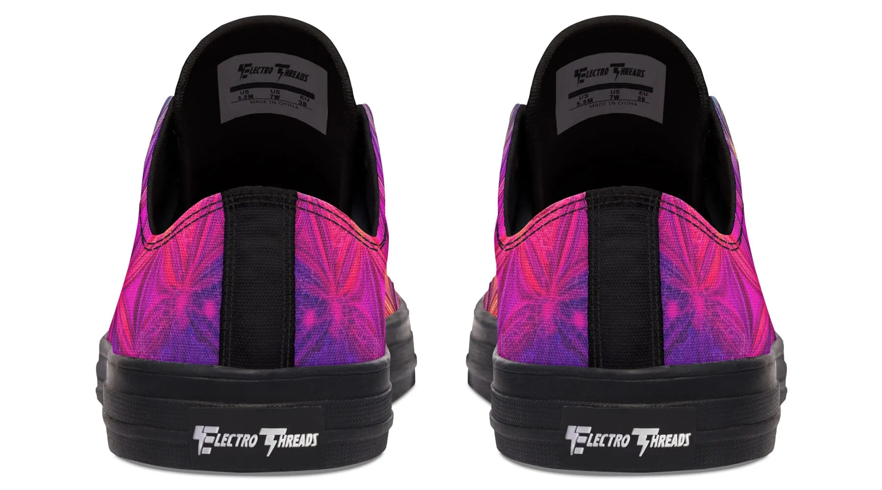 Flower Life Purp Low Top Shoes