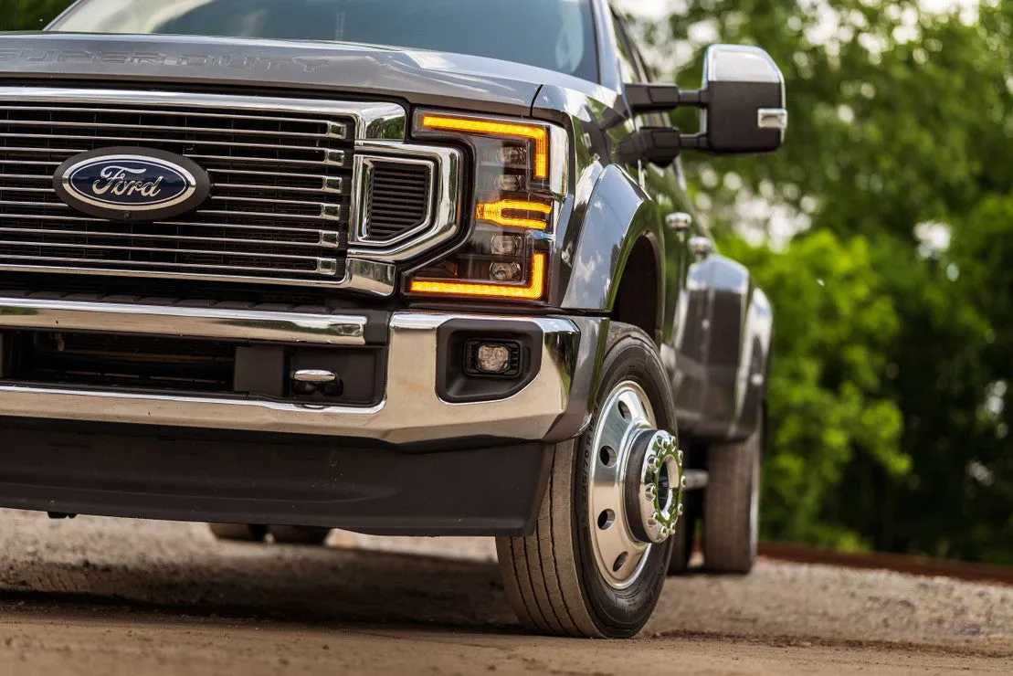 Ford Super Duty (2020 ): XB LED Headlights Amber DRL