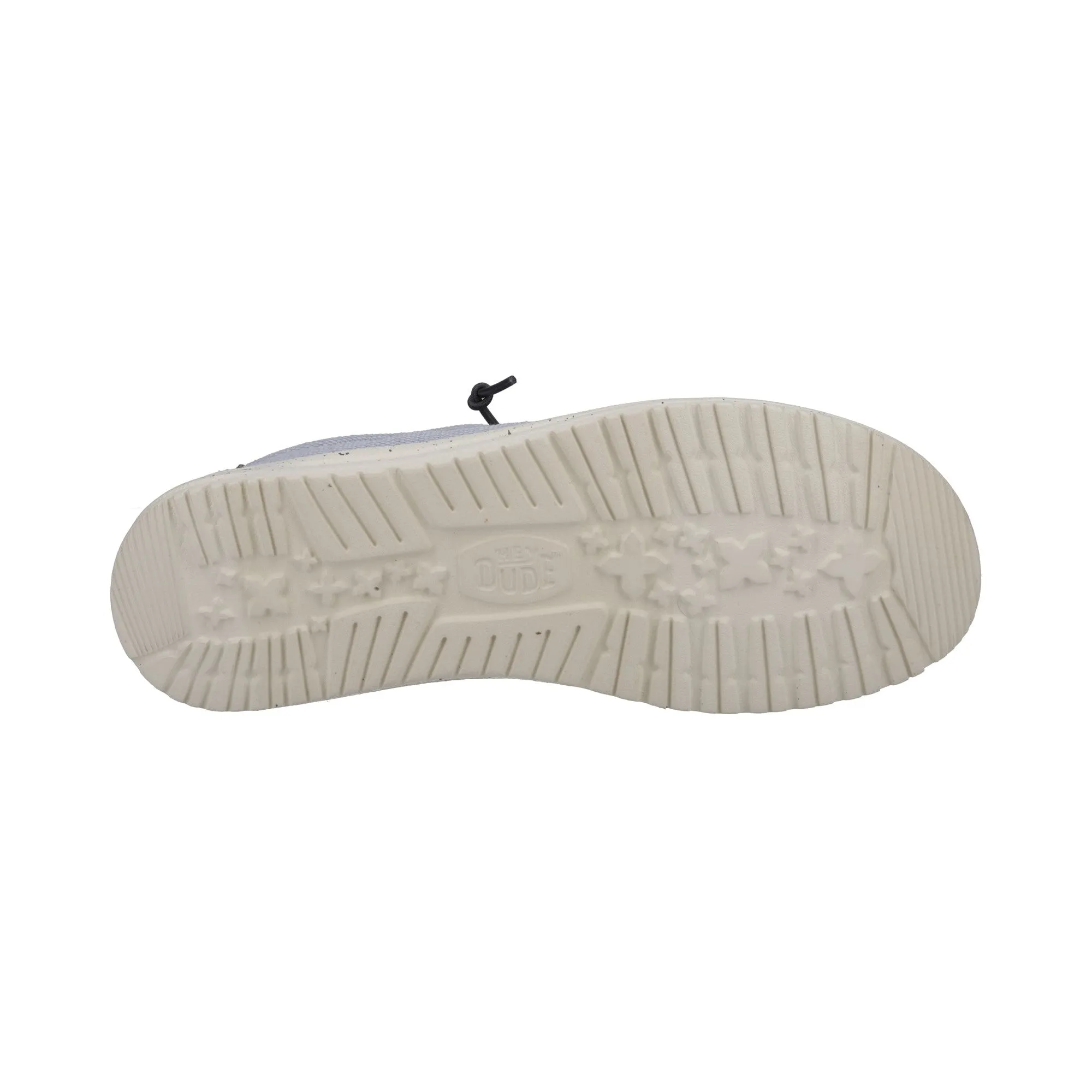 HEYDUDE Wally Coastline Jute Mens Shoe - Stone White
