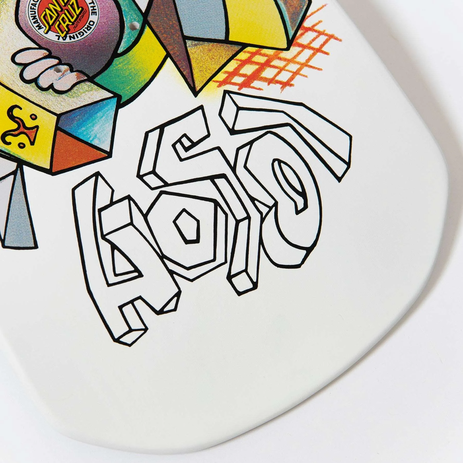 Hosoi Picasso Reissue Skateboard Deck 10.26in x 30.42in Santa Cruz
