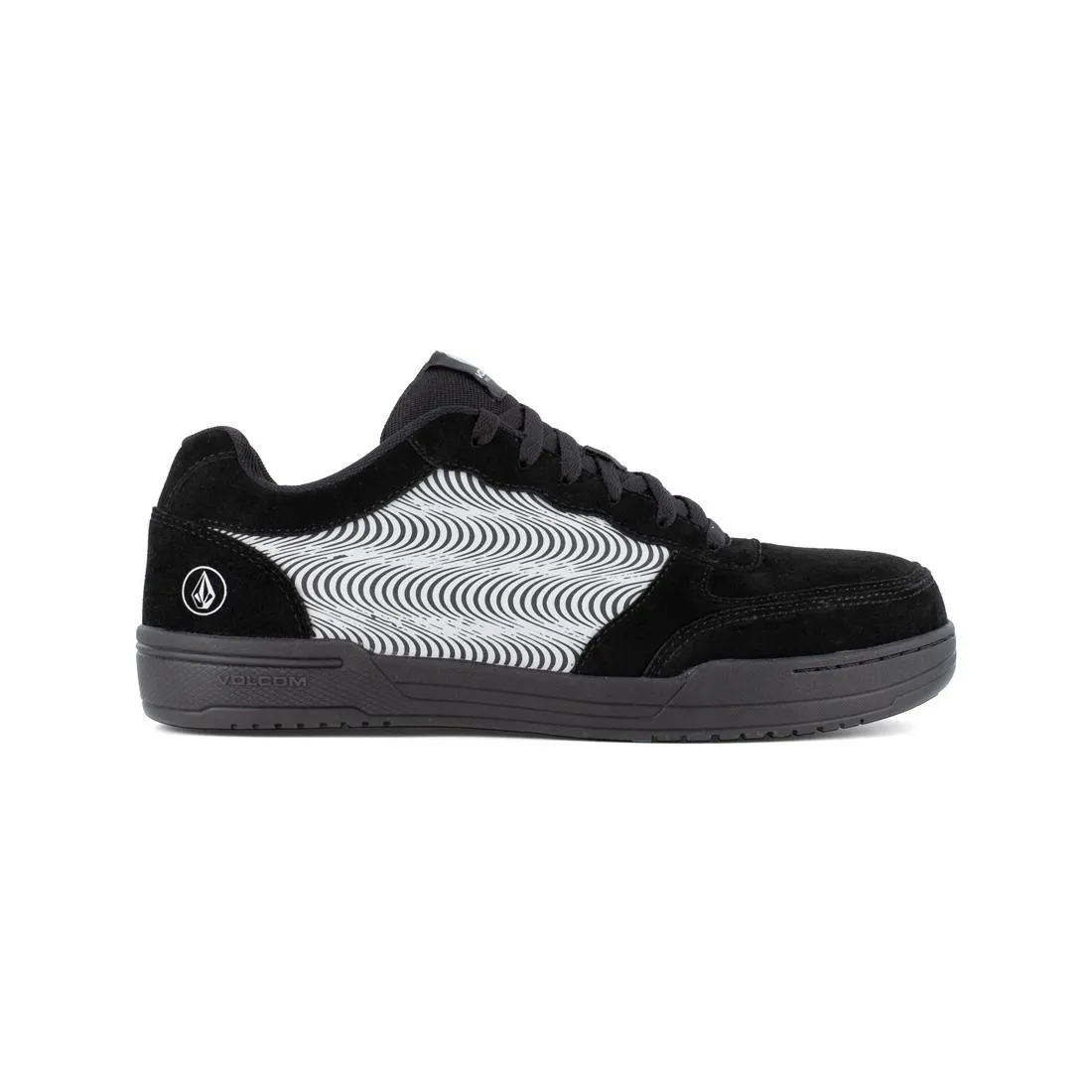 Hybrid Composite-Toe Wedge Sole Work Shoe Black Grey