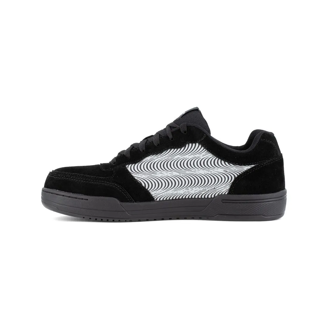 Hybrid Composite-Toe Wedge Sole Work Shoe Black Grey