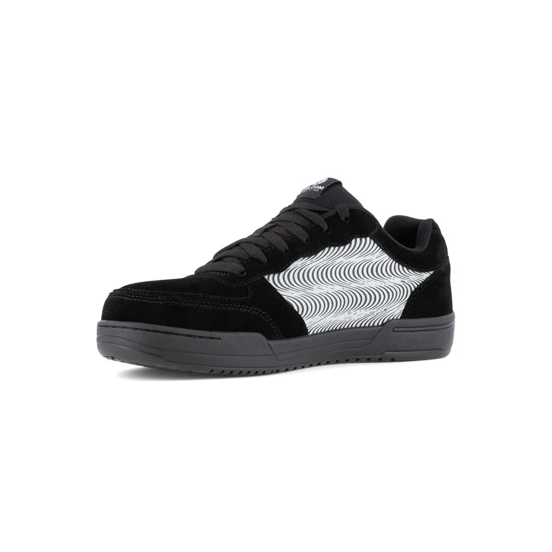 Hybrid Composite-Toe Wedge Sole Work Shoe Black Grey