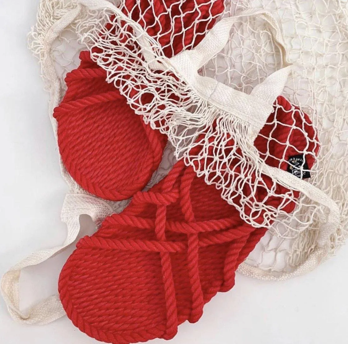 JC Sandal with Vibram sole- Red