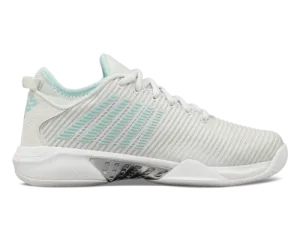 K-Swiss Women's Hypercourt Supreme Barely Blue White Blue Glow Shoes