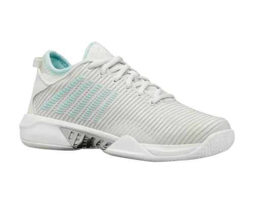 K-Swiss Women's Hypercourt Supreme Barely Blue White Blue Glow Shoes