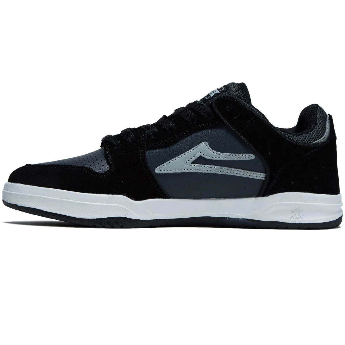 Lakai Telford Low Shoes - Black Suede/Grey Suede