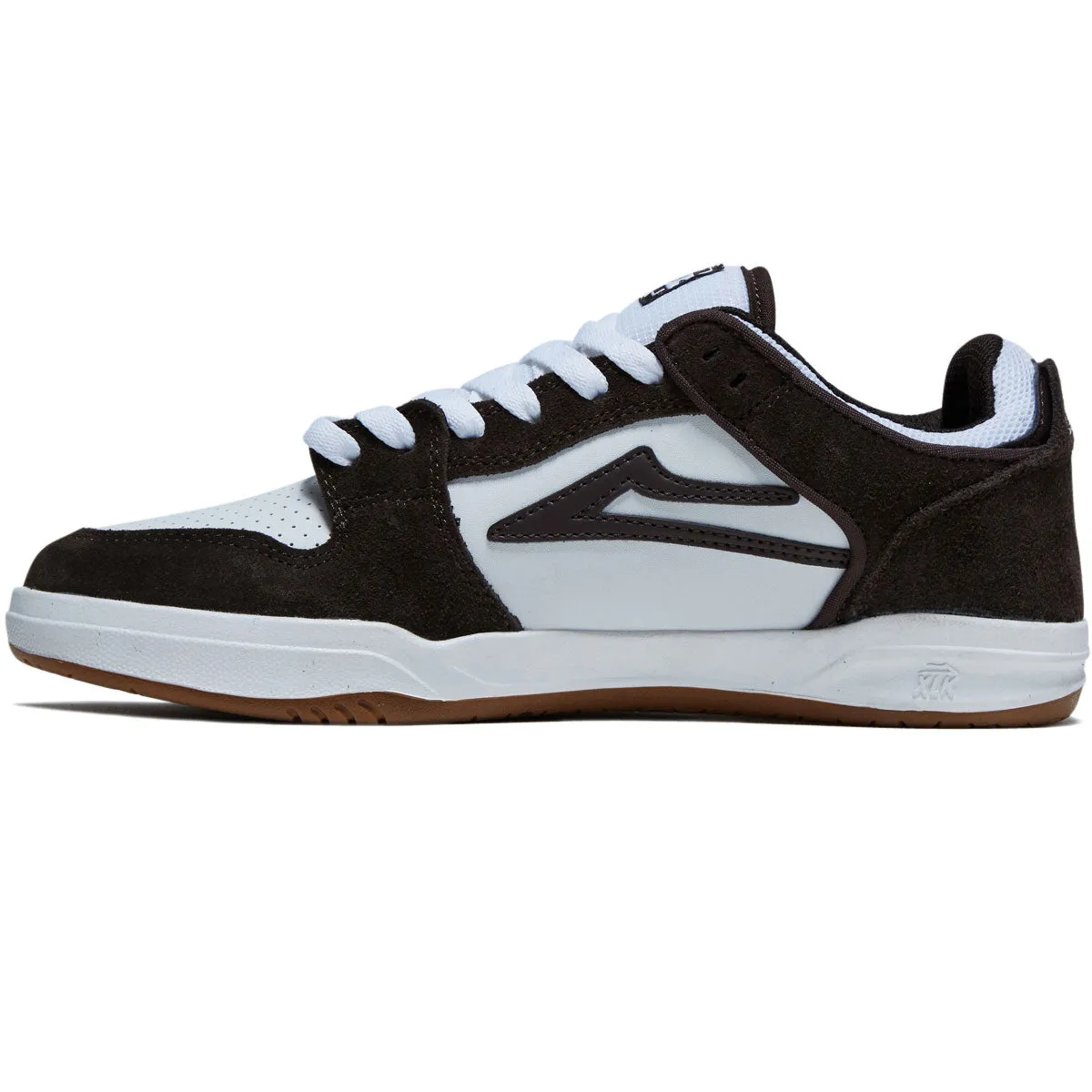 Lakai Telford Low Shoes - Chocolate/White Suede
