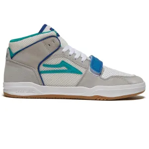 Lakai Telford Mid Shoes - White/Gum Suede