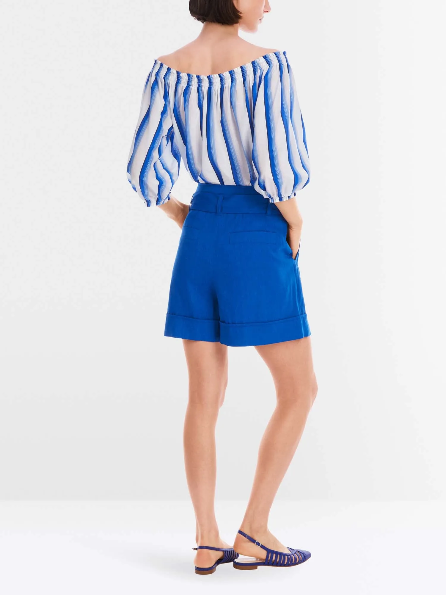 Marc Cain Linen Tie Detail Shorts