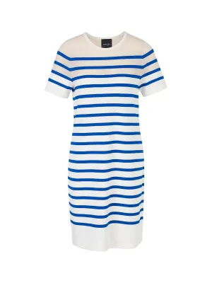 Marc Cain Round Neck Stripe Dress