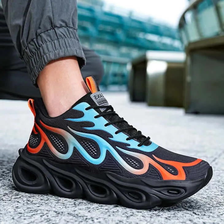 Men's Flame Athletic Running Shoes