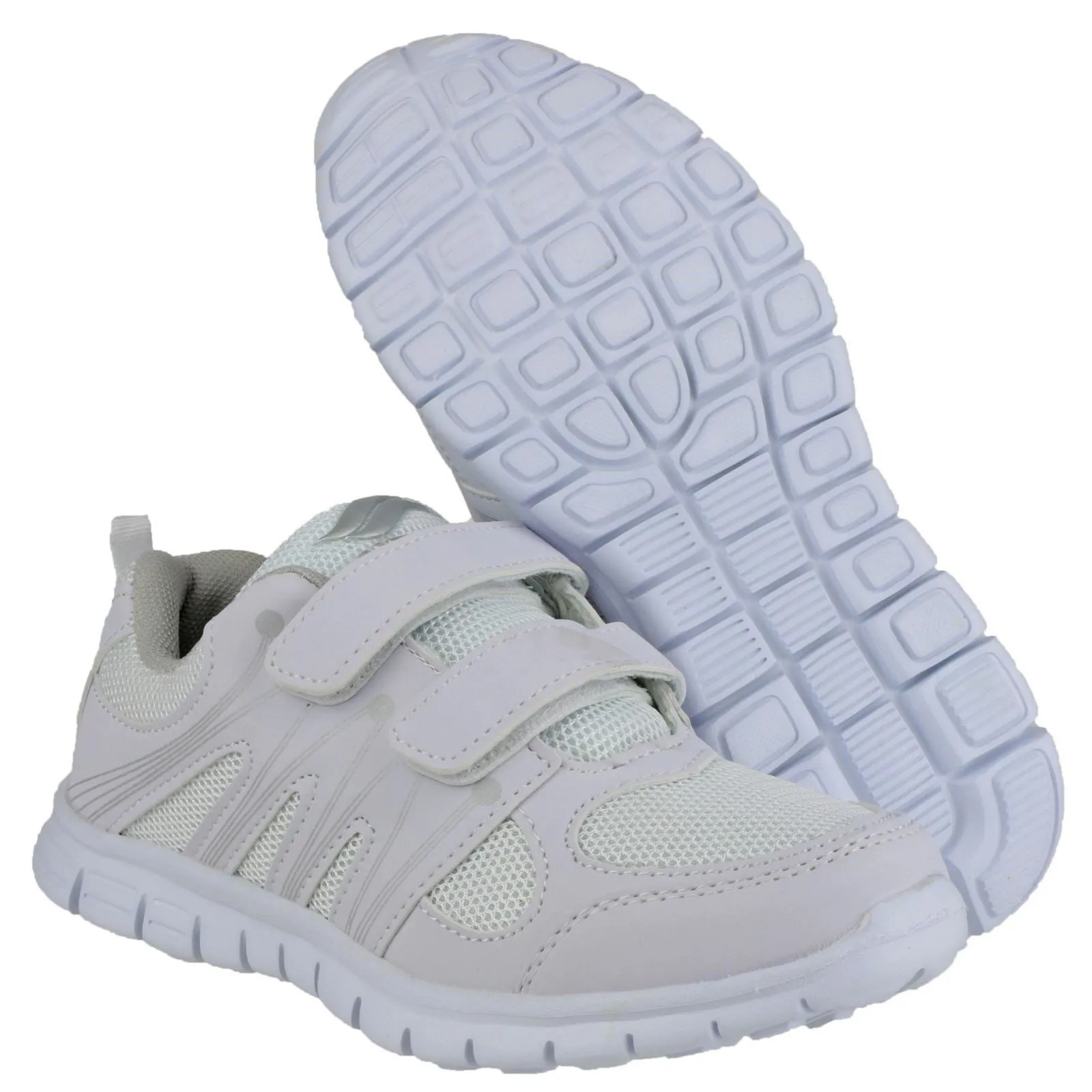 Mirak Women Sports Shoes - Milos Touch Fastening  in White, 36-41