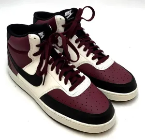 Nike Men's Court Vision Dark Beetroot Black Athletic Shoes - Size 11.5
