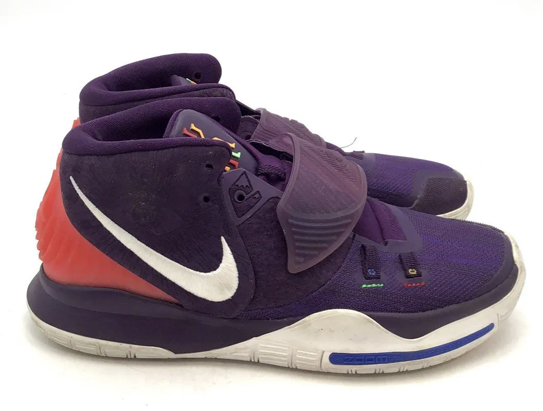 Nike Men's Kyrie 6 Enlightenment Purple Athletic Shoes - Size 8