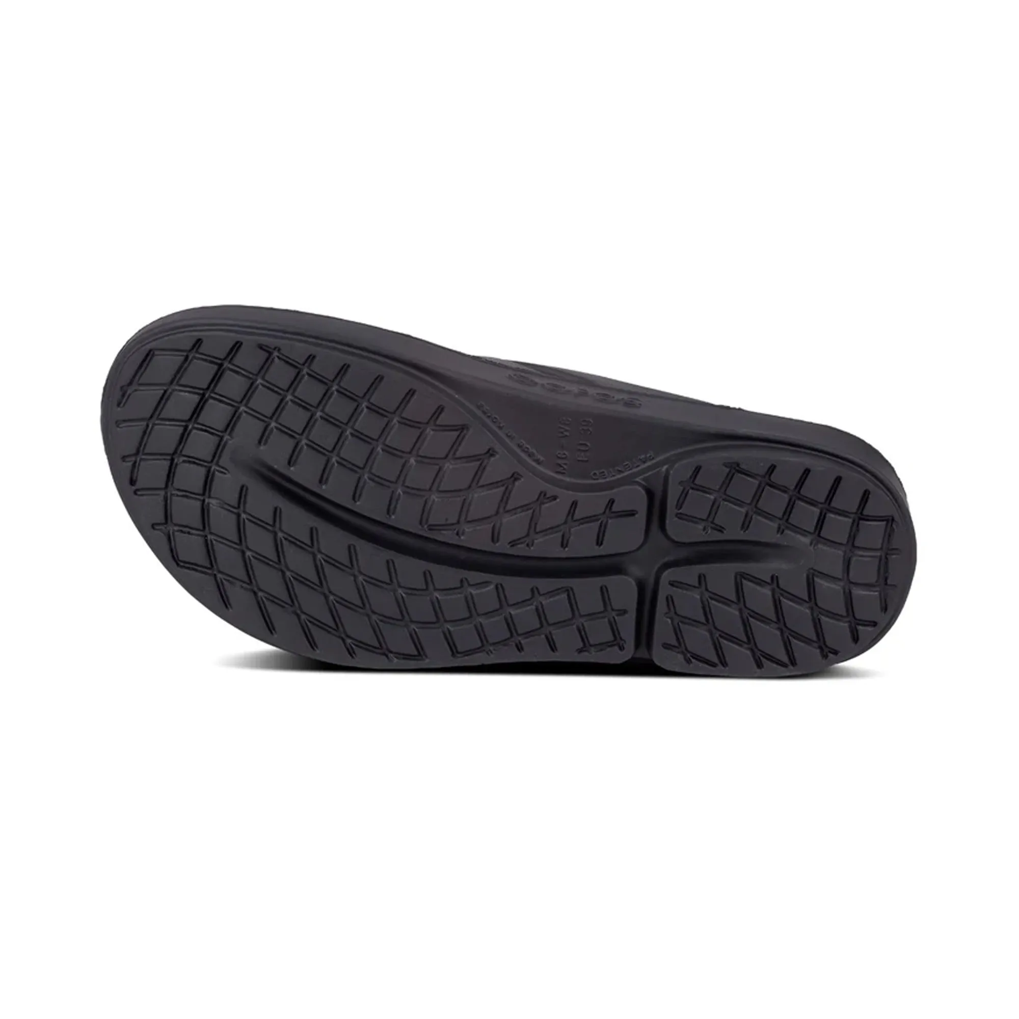 OOFOS UNISEX OORIGINAL THONG SPORTS SANDAL- BLACK