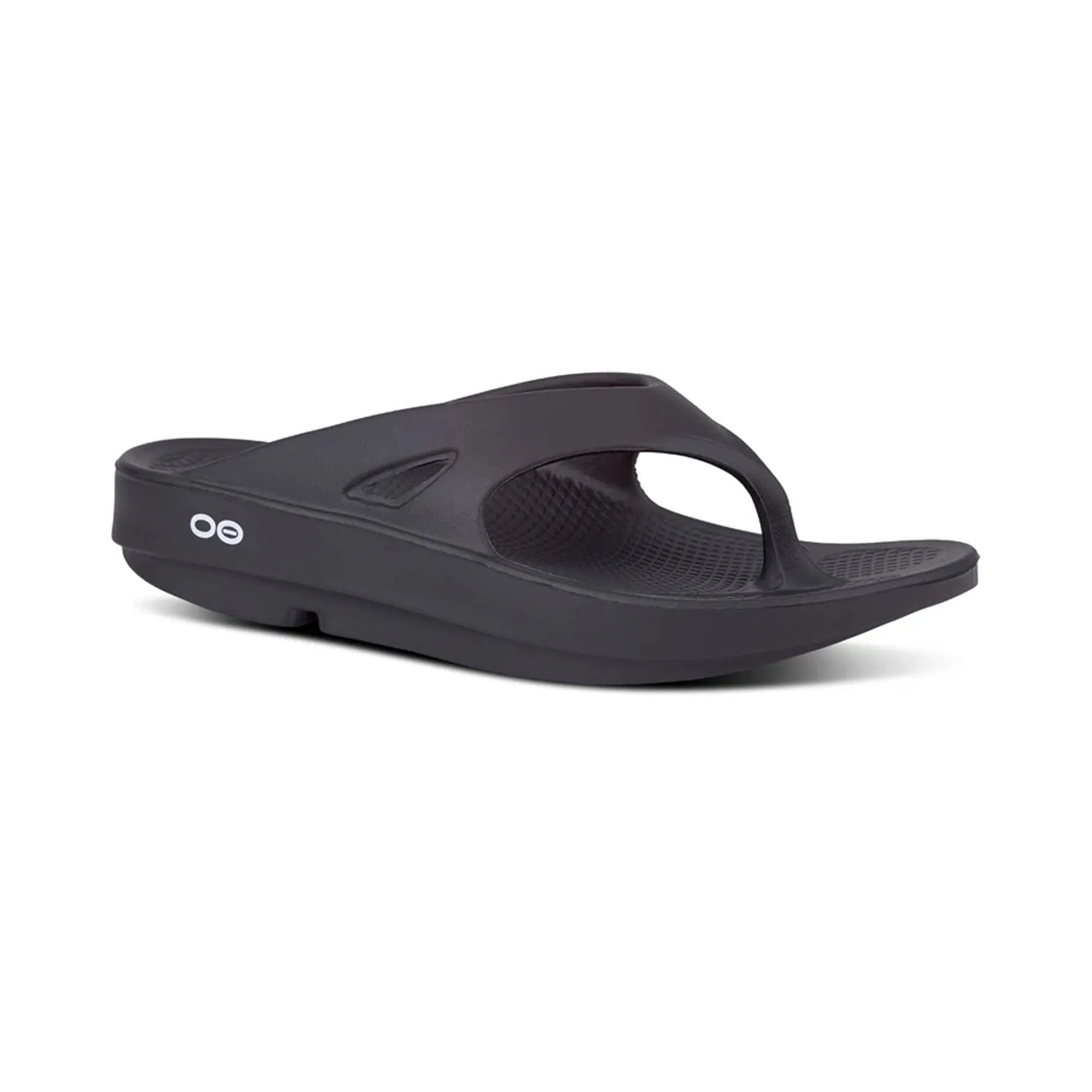 OOFOS UNISEX OORIGINAL THONG SPORTS SANDAL- BLACK