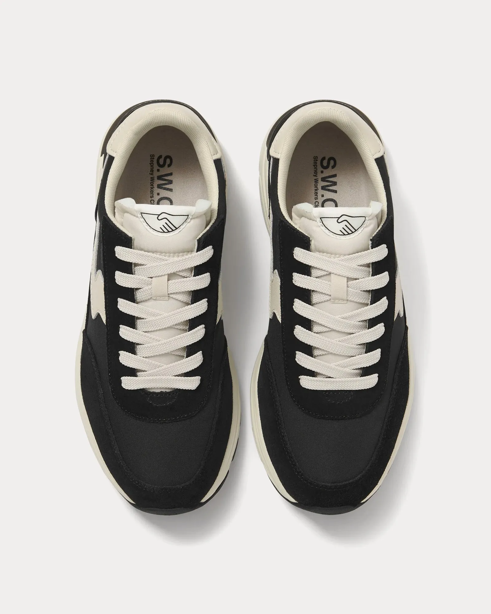 Osier S-Strike Suede Mix Black / White Low Top Sneakers