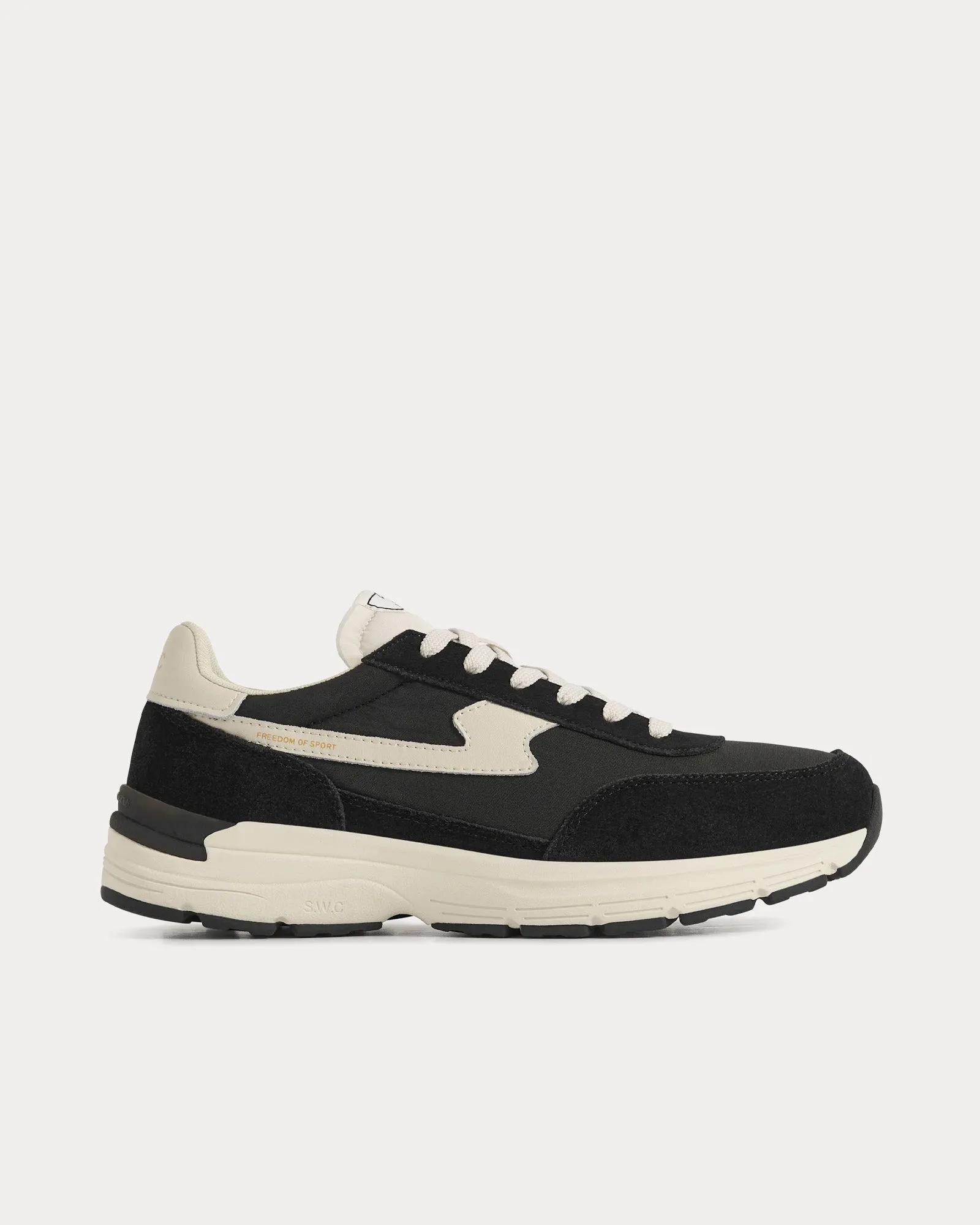 Osier S-Strike Suede Mix Black / White Low Top Sneakers