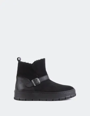 Plorin Black Suede