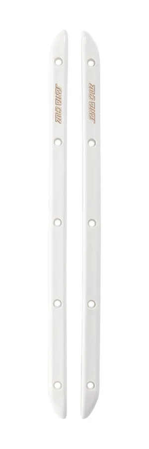 SANTA CRUZ SLIMLINE HSR BEVELED BOARD RAILS WHITE