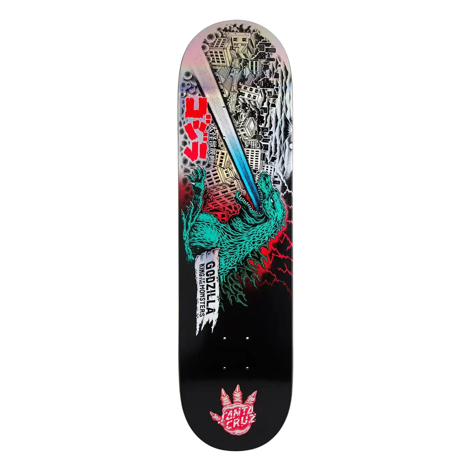 Santa Cruz x Godzilla O'Brien Reaper Skateboard Deck