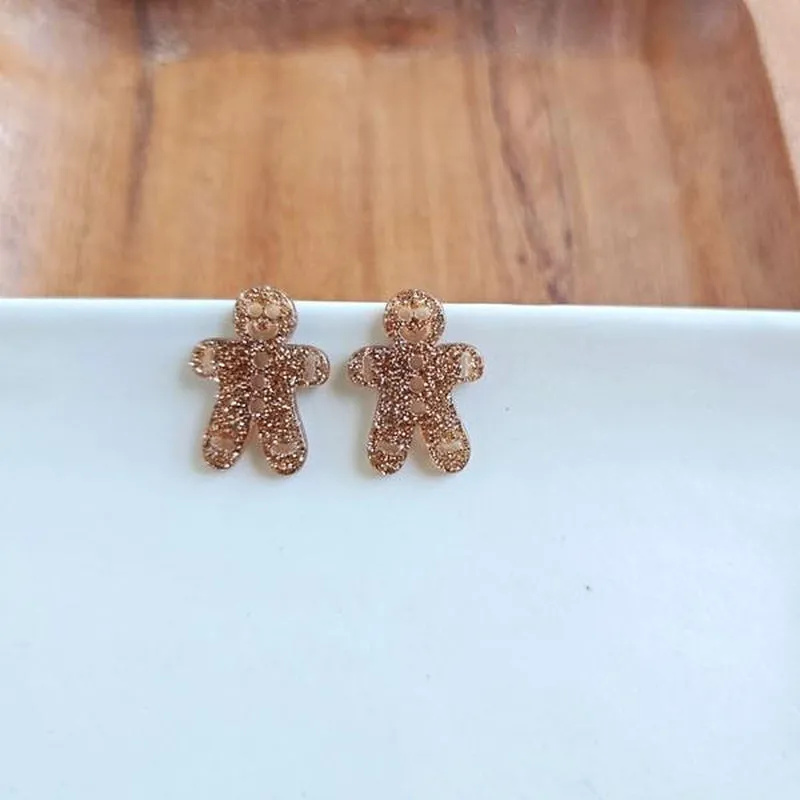 Spiffy & Splendid Gingerbread Man Stud
